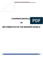 Mathematics in The Modern World