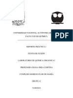 Reporte 1 Punto de Fusión