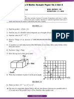 CBSE Class 8 Maths Sample Paper SA 2 Set 4