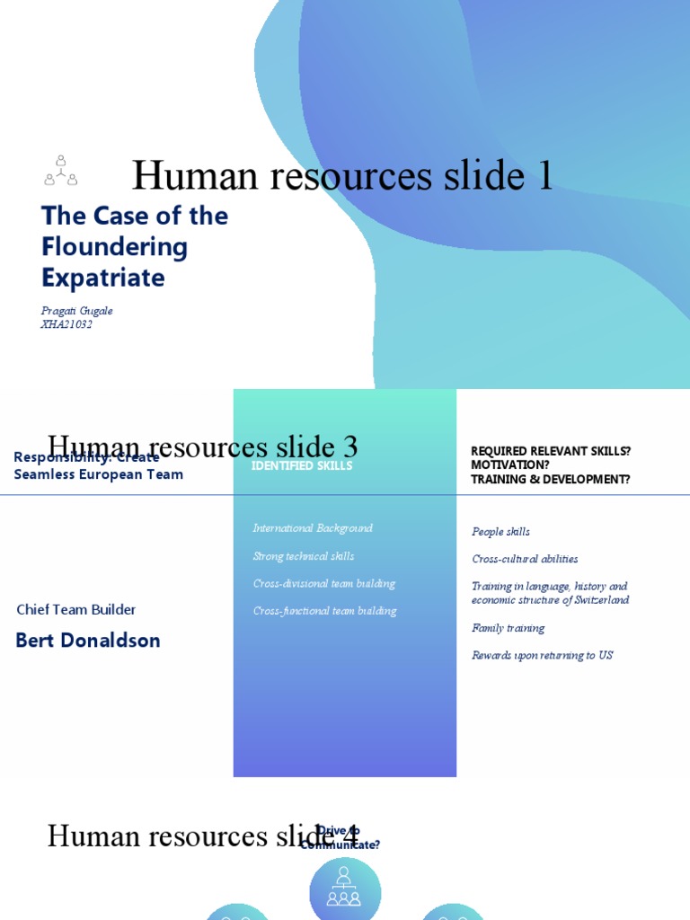 XLRI Case Study The Case of The Floundering Expatriate PDF Social Psychology Psychology