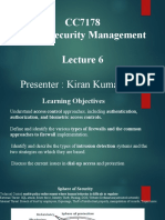 CC7178 Cyber Security Management: Presenter: Kiran Kumar Shah