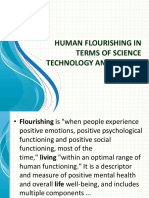 Human Flourishing in Terms of Science Technology and Society