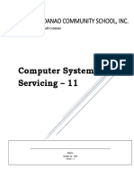 Mindanao Community School, Inc.: Computer System Servicing - 11