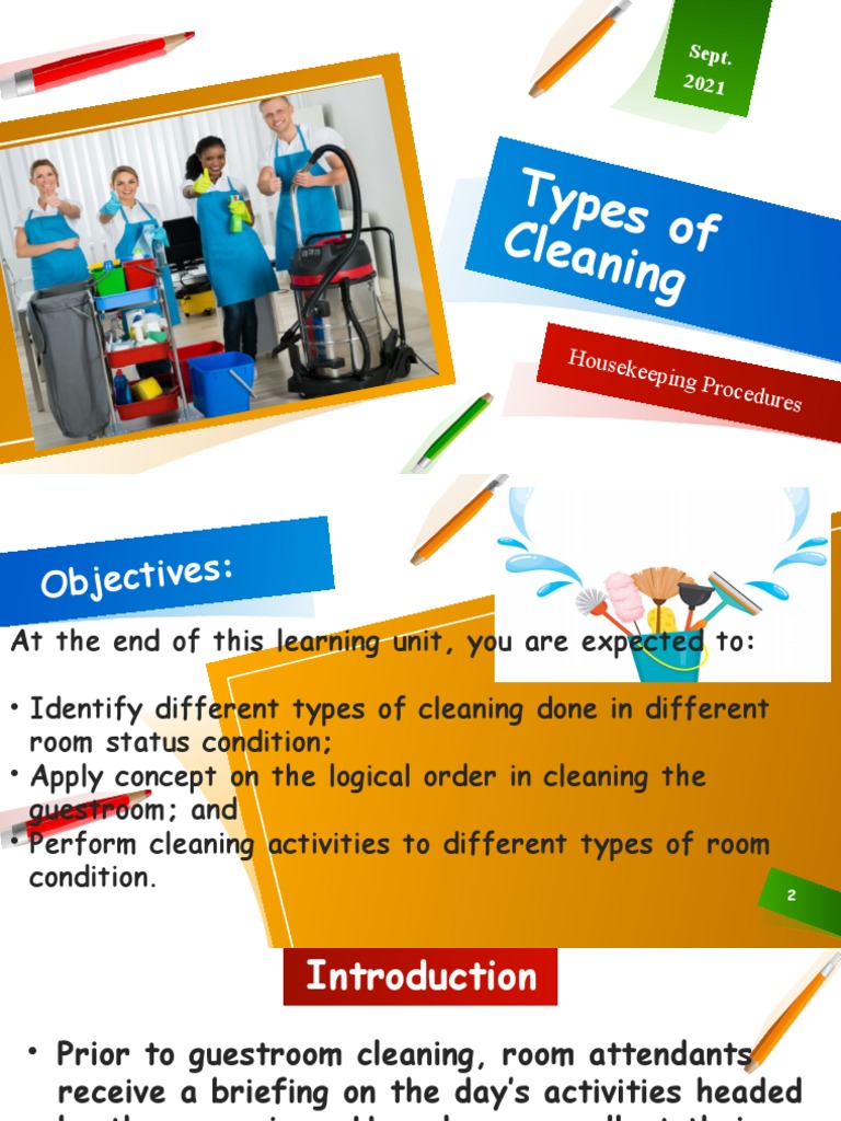 Housekeeping Cleaning Procedures Guide | PDF | Vacuum Cleaner | Home