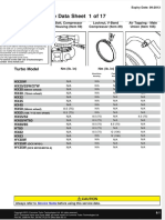 Holset Turbocharger Service Data Sheet