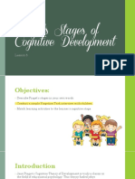 Piagets Stages of Cognitive Development