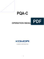 Pqa-C: Operation Manual
