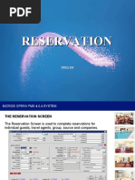 Protel Hotel Front Office Training Guide | PDF