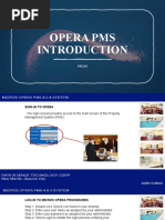 Applied Business Tools Technologies - Prelim (Opera PMS Intro Profiles)