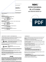 RL-ST310GN: Instruction Manual