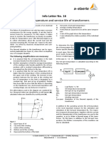 Hot-Spot Temperature and Service Life of Transformers: Info Letter No. 16