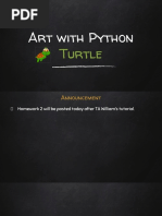 Art With Python: Turtle