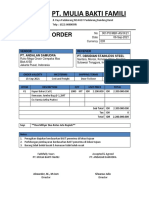 Pt. Mulia Bakti Famili: Purchase Order