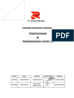 Sop Pencegahan Dan Penanganan Covid 19