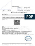 Manivel Saravanam PCR Test Report