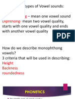 Place and Manner of Articulation Plus Voicing