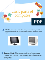 Basic Parts of Computer