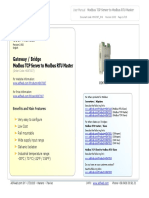 User Manual: Gateway / Bridge Modbus TCP Server To Modbus RTU Master