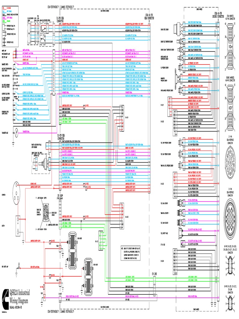 Qsk23 Industrial Wiring Diagram | PDF