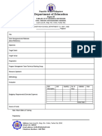 SHS LAC - INSET Proposal Template