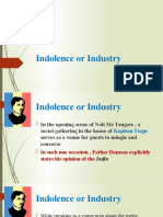 Indolence or Industry