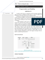 Programmable Load Shedding System Manages Electrical Devices Remotely