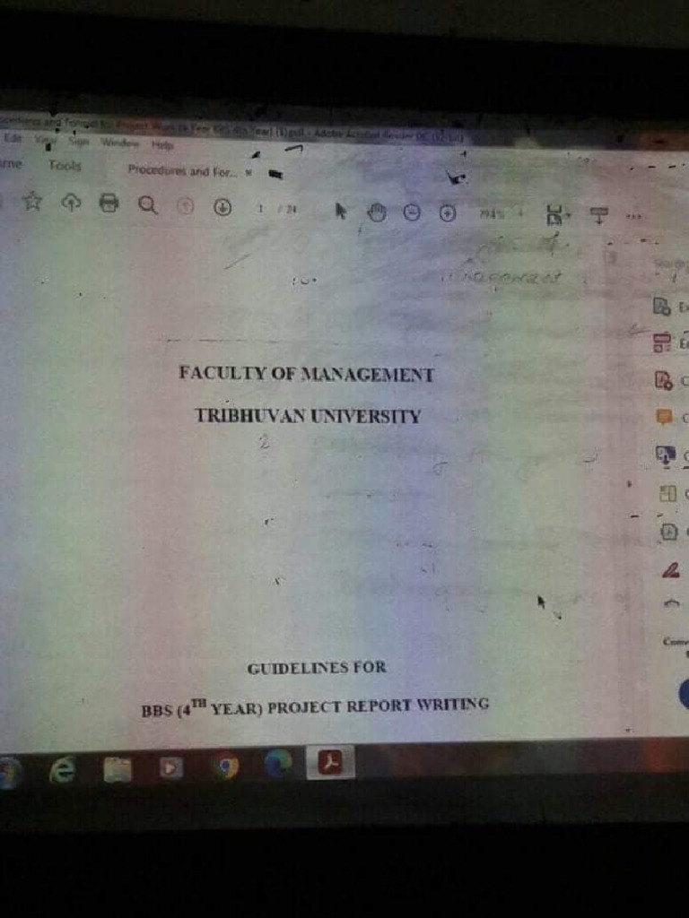 Project Work Bbs 4th Year PDF | PDF
