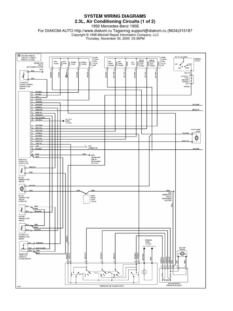190sl Wiring Diagram - Encare