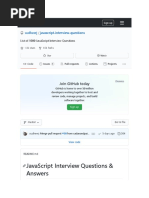 Javascript Interview Questions & Answers: Sudheerj