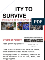 Ability To Survive: Strengths of The Filipino Character