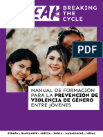 Manual de Formación para La Prevención de Entre Jóvenes: Violencia de Género