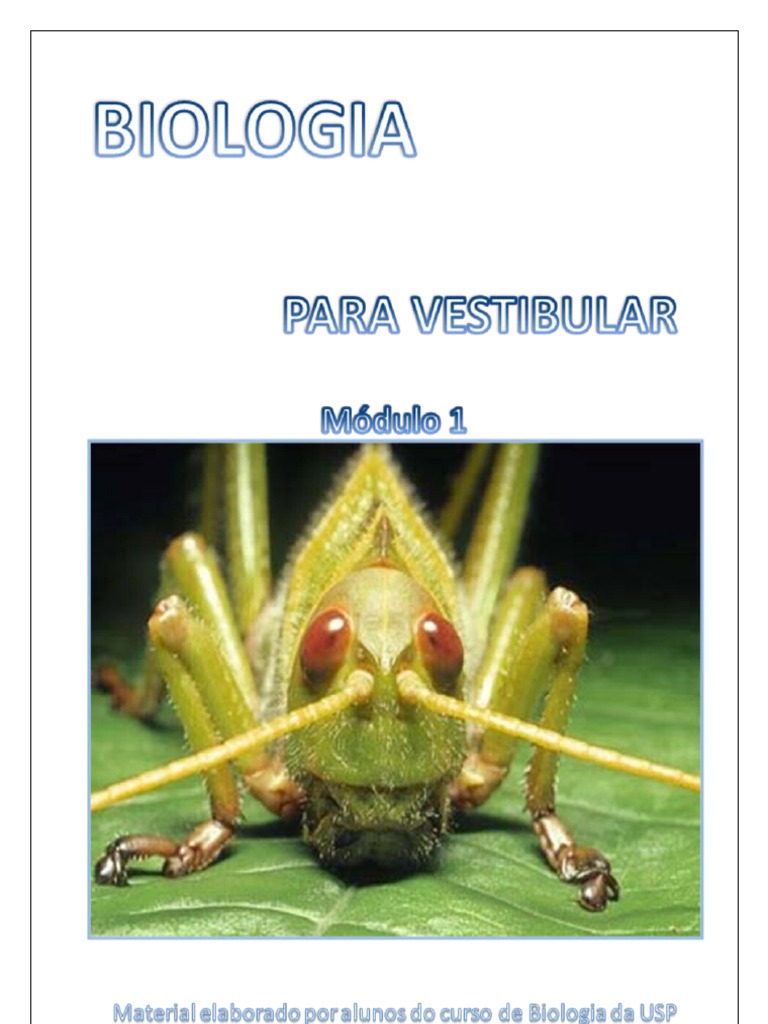 Módulo de Biologia para Vestibular | PDF | Vacúolo | Célula (Biologia)