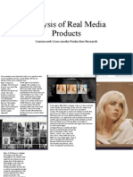 Analysis of Real Media Products (Website)