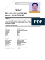 Jesieca D. Cruzat: San Miguel, Bauanbatangas Contact # 09163654199
