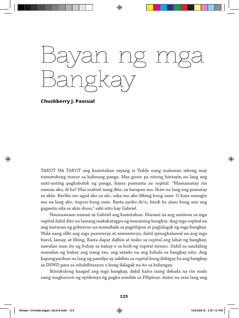 Bayan NG Mga Bangkay - Chuckberry Pascual | PDF