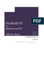 Prodrill V5: Mastercam X9 What'S New