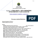 Ação Trabalhista - Rito Ordinário Atord 0001672-17.2014.5.03.0140