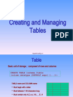 Creating and Managing Tables: 1 Utpal/SCA/SQL-6