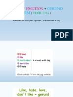 03 - Verbs of Emotion - verb+ING