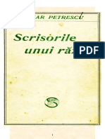 Cezar Petrescu Scrisorile Unui Razes