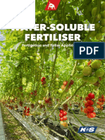 Water-Soluble Fertiliser: Fertigation and Foliar Application