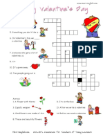 Valentines Crossword