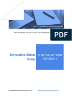 Intercambio Idiomas Online: B1 Preliminary: Word Formation 1