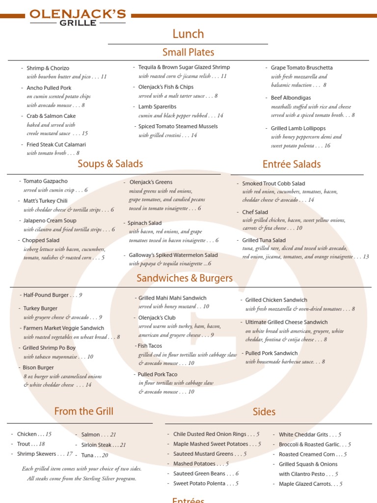 Lunch Small Plates Hamburgers Coleslaw