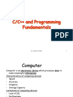 C++ and Programming Fundamentals