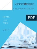 Business Administration: Hints Tips