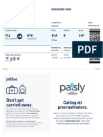 FLL GYE N/A B 14F: Boarding Pass