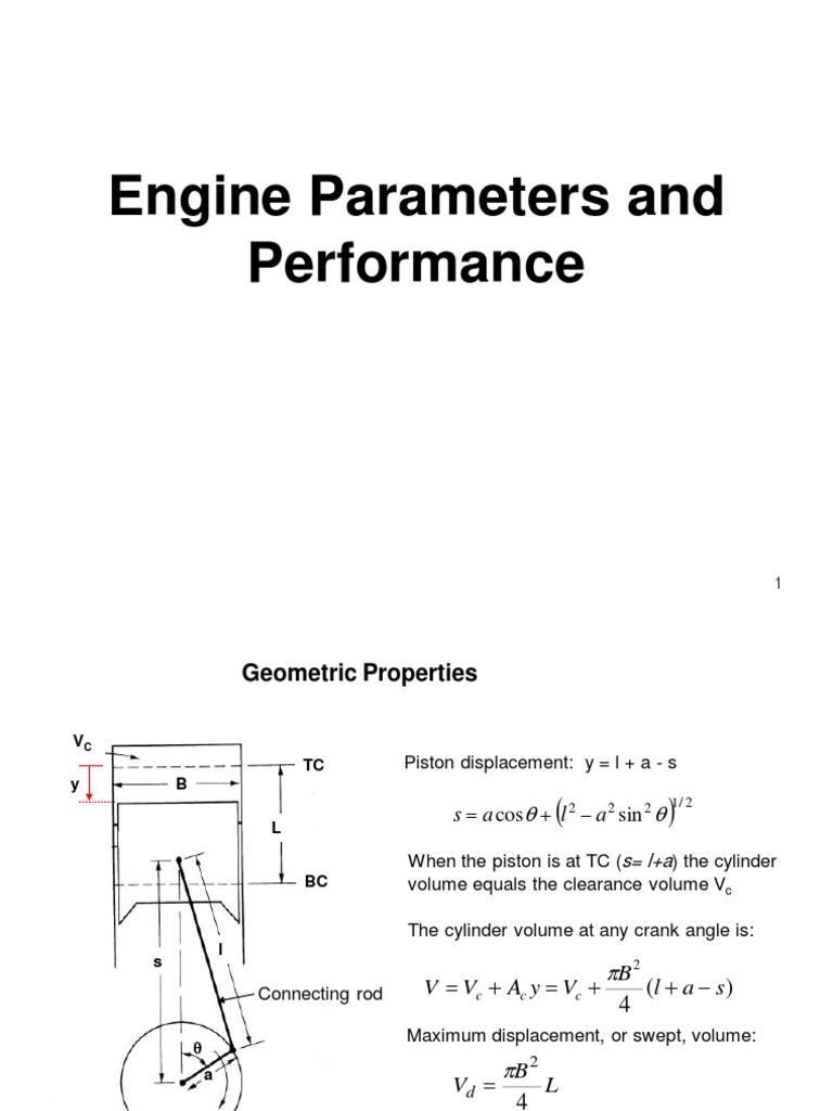 Engine Performance PDF Engines Internal Combustion Engine