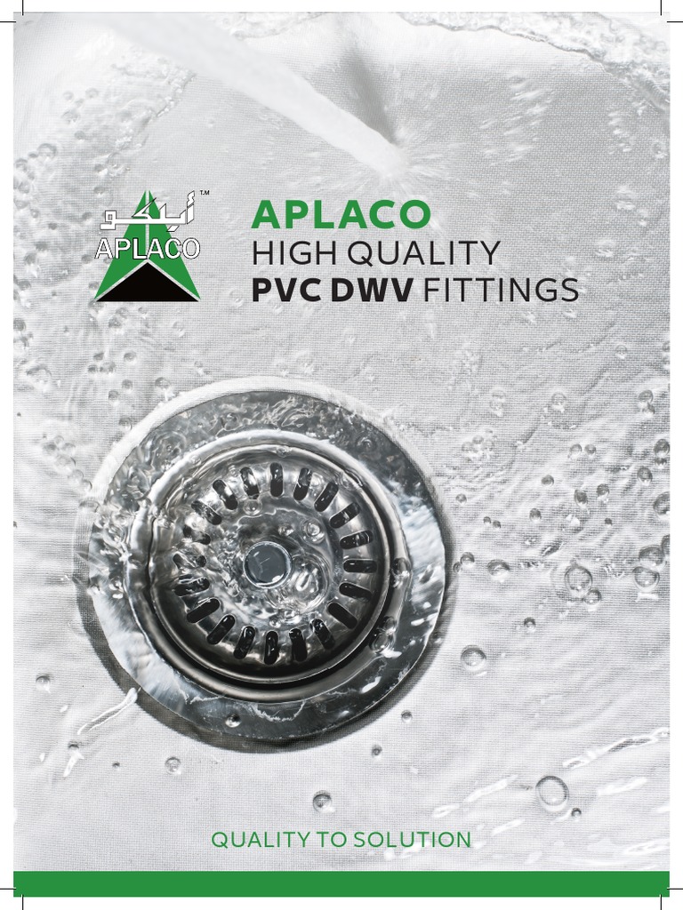 APLACO PVC DWV Fittings Overview | PDF | Polyvinyl Chloride | Thermoplastic