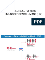 INFECTIA CU  VIRUSUL IMUNODEFICIENTEI umane HIV ( HIV